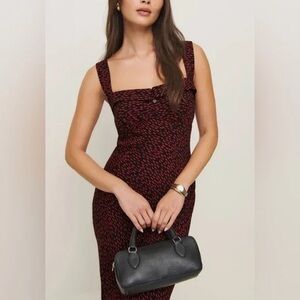 Reformation | Tancy Button Front Midi Dress - French Kiss Print